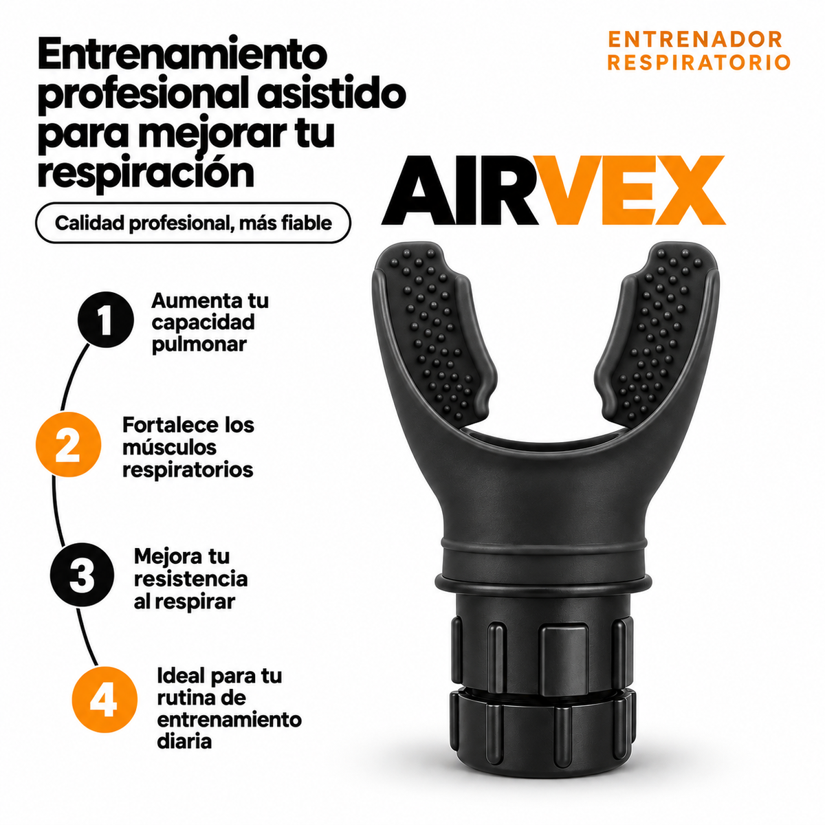 AIRVEX - Entrenador de capacidad aerobica ajustable.