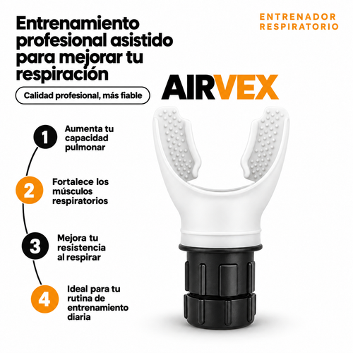 AIRVEX - Entrenador de capacidad aerobica ajustable.