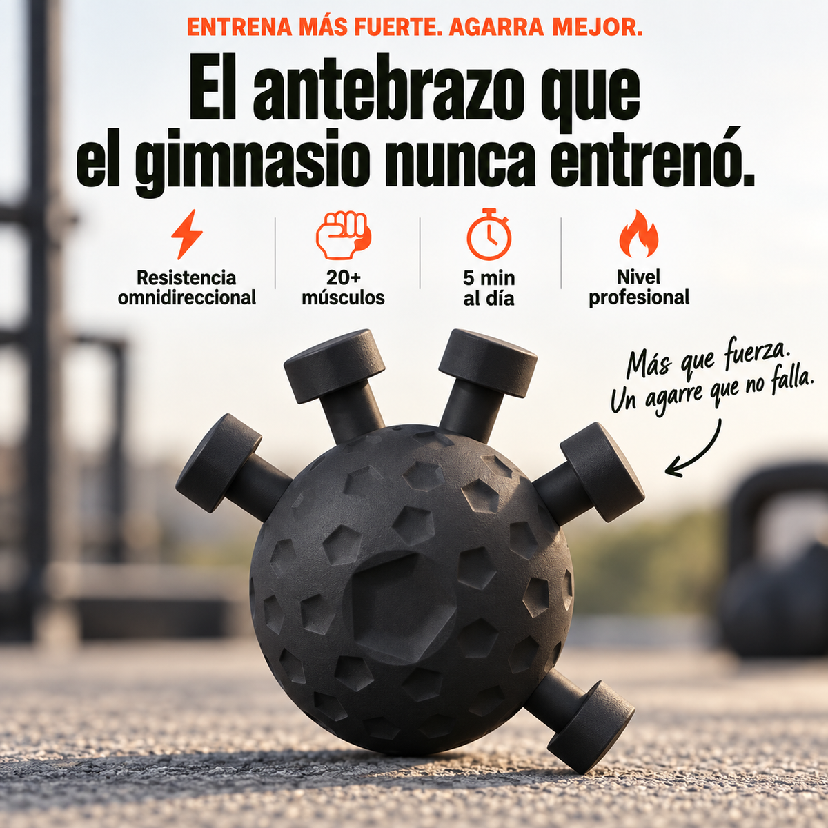 Entrenador de Antebrazo y Fuerza de Agarre