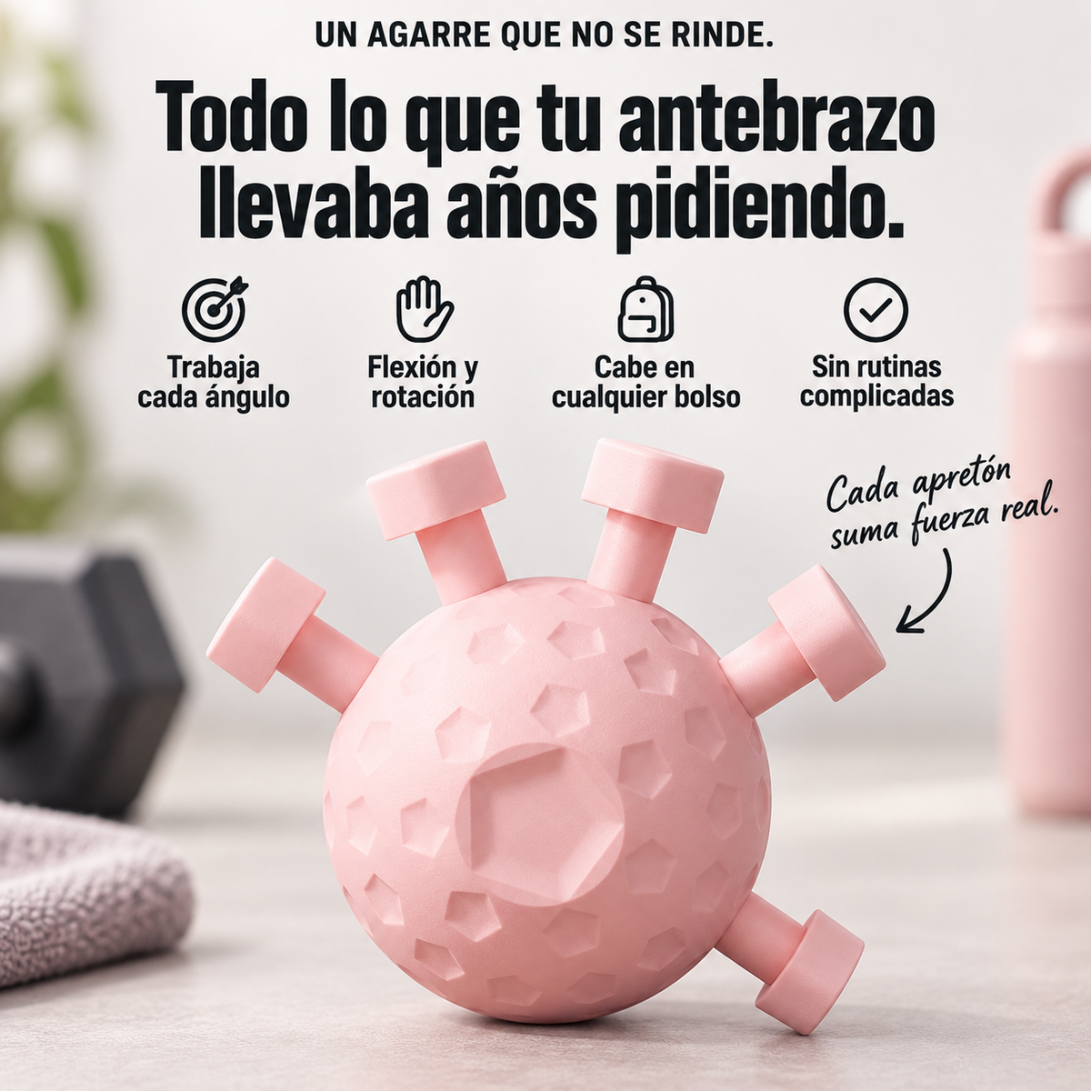 Entrenador de Antebrazo y Fuerza de Agarre